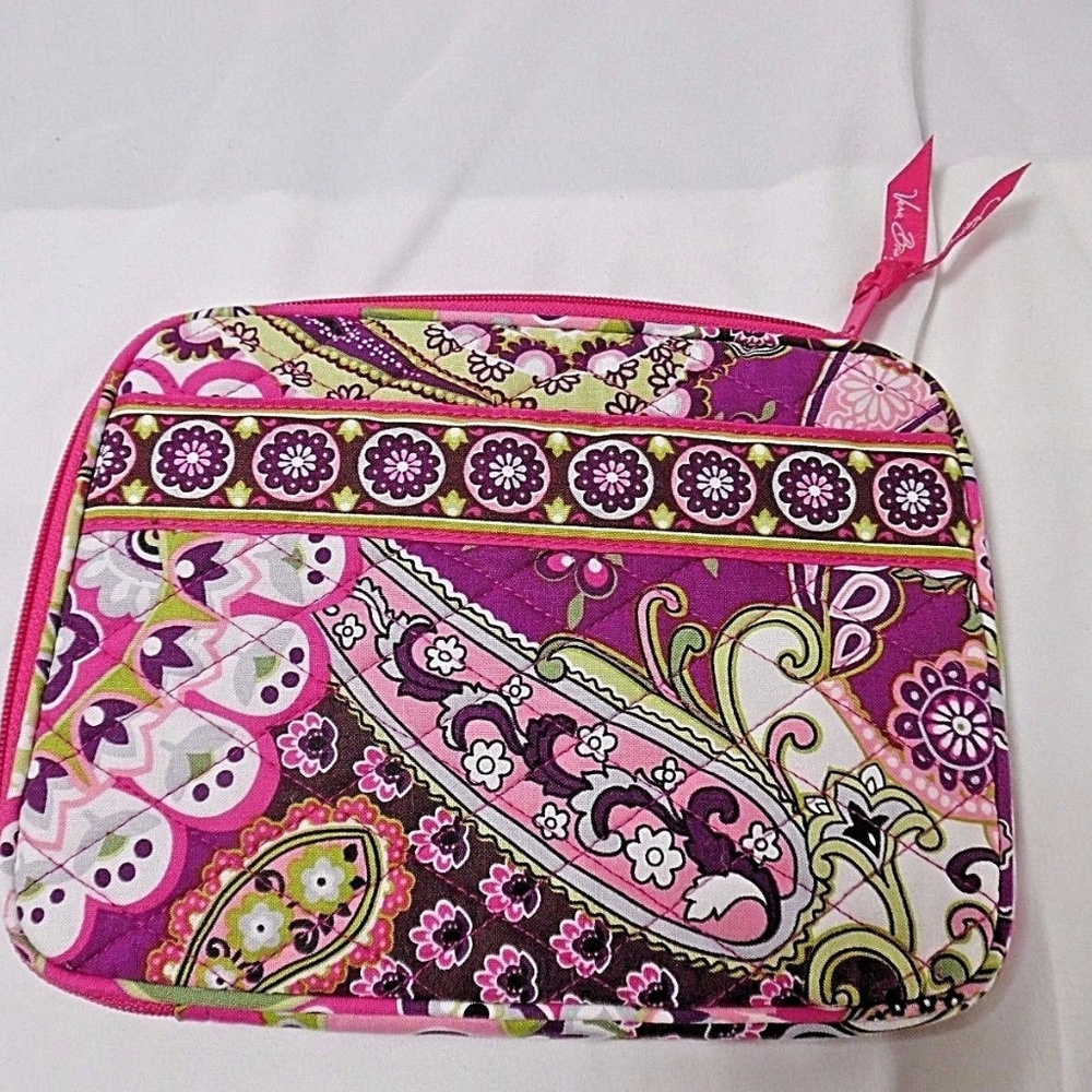 Vera Bradley small case 6X8.5 and 3/4inch deep New